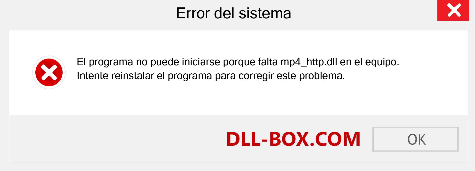 ¿Falta el archivo mp4_http.dll ?. Descargar para Windows 7, 8, 10 - Corregir mp4_http dll Missing Error en Windows, fotos, imágenes