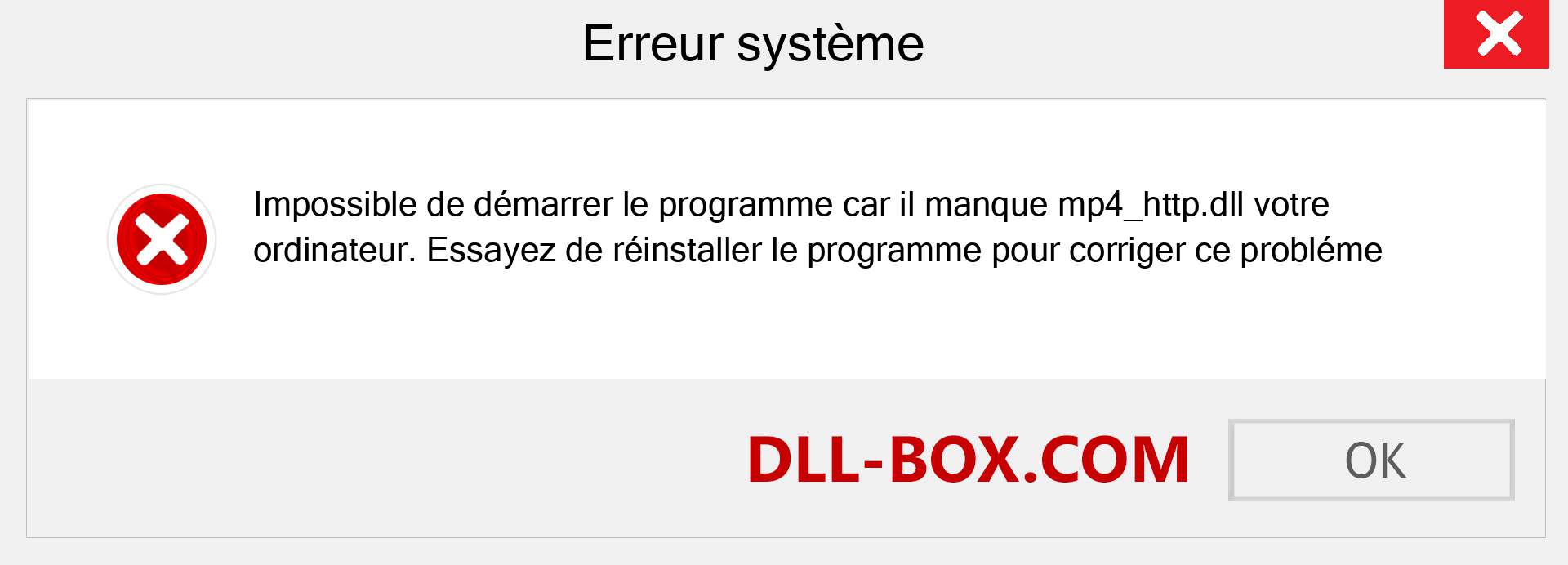 Le fichier mp4_http.dll est manquant ?. Télécharger pour Windows 7, 8, 10 - Correction de l'erreur manquante mp4_http dll sur Windows, photos, images